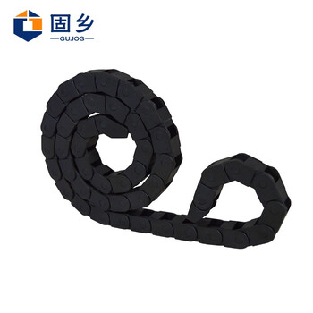 固乡 拖链 桥式工程机床尼龙拖链雕刻机传动工业链条履带（桥式内尺寸10*10mm1米）