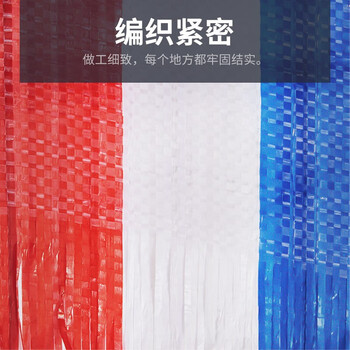 飞尔（FLYER）彩条布防水布防雨布 塑料布雨篷布 防晒防尘防风布 4mx25m/块【FLJD206】