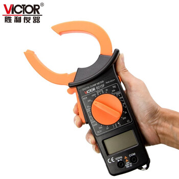 胜利仪器（VICTOR）万用表数字电流表交流钳形万能表数字电流表交直流 VC6015F 标配现货
