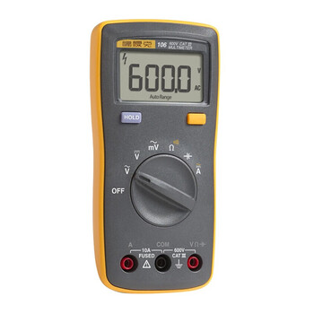 福禄克（FLUKE）F106 数字万用表多用表三用表复用表交直流600V 1年维保