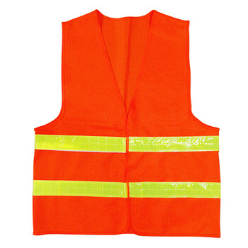 者也（ZYE）反光背心反光衣反光马甲公路工程施工汽车交通安全警示马甲 环卫执勤骑行安全服 晶格橘色