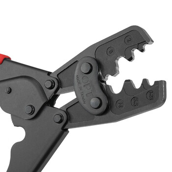 台湾OPT进口压线钳棘轮式省力型快速冷压端子钳插簧绝缘裸端子KA-8 KA-8 铬钒合金钢