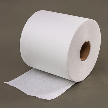 邦拭（BONSSUE）多功能擦拭布26502 白色大卷工业擦拭布 25cm*37cm*500张/卷*4卷