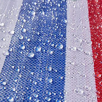 聚远 JUYUAN 彩条布防雨布彩条布 三色布 彩条布 防水布 6x50米防雨布