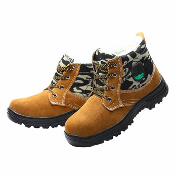 易美丽诺 PLH1037 冬季棉鞋钢包头防砸防刺穿劳保鞋 尺码备注 单双