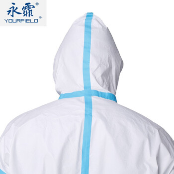 永霏YOURFIELD 一次性防护服I型连体防护服无菌不带脚套独立包装定做 4XL码 1件