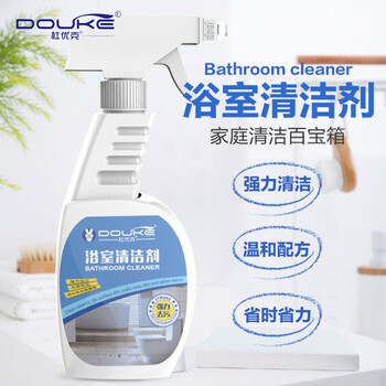 杜优克 浴室清洁剂 500ml×3瓶 地砖除黄垢水垢瓷砖地板去污清洗剂 地面清洁剂27512