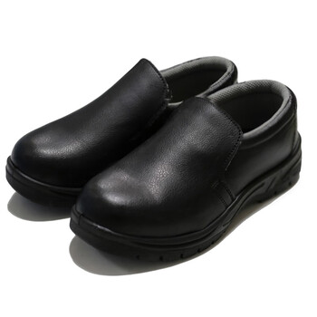 者也（ZYE）防静电安全鞋防砸防刺穿钢包头劳保鞋食品厂防滑车间无尘洁净鞋 黑色 42码