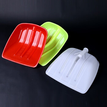 庄太太（1.2宽边塑料掀+1.2米木杆）塑料锹农用工具塑料胶铲推雪铲塑料锨