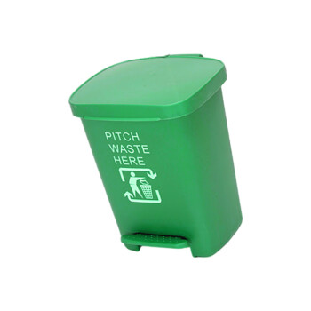 苏识 YJ-A079 30升加厚脚踏桶加厚塑料分类垃圾桶(计价单位：个)绿色