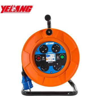 野狼 yelang 电缆盘工程专用过热保护电线盘YZW3*1.5mm²/30米 YL-S37BS-0930