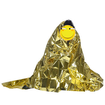 冰禹 BY-8020 多功能急救保温毯 户外求生救生毯防晒毯应急毯急救毯 金银双面160*210cm