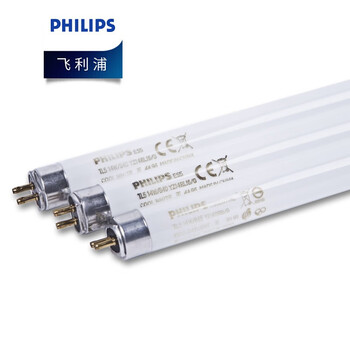 飞利浦（PHILIPS）照明企业客户 T5 日光荧光灯灯管 三基色格栅灯管 28W 1.2米 中性光 4000K 整箱40支 