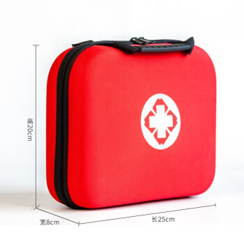 海斯迪克 HKQS-98 健康应急急救包 大号EVA 医药救生包车用应急包红色25*20*8cm