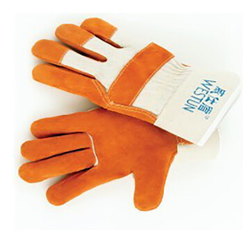 威仕盾（WESTUN） G-3215 橙色全掌劳保手套 L码 1副