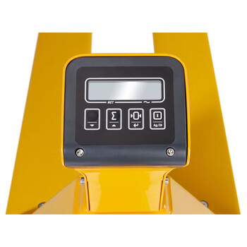 亚迈狮 电子称重手动液压搬运车 载重2.0t 称重精度0.1%进口称重传感器 货叉尺寸560*1150 双轮 HP-ESR20