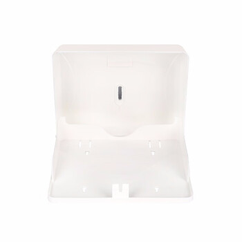 斯图酒店卫生间纸巾盒纸巾架抽纸盒挂式防水擦手纸架厕所抽纸架 7041白色方形纸巾盒