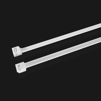 讯浦 尼龙扎带 透明多功能束线带 自锁式尼龙理线带2.5mm宽*100mm长 白色100根装 XP-10B-100 1