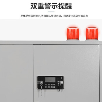 尚留鑫 钢制印章柜电子密码锁公章保管柜40格验讫章保密柜手机柜