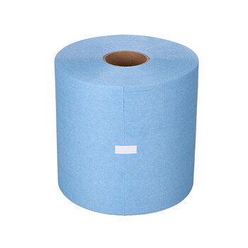 鸣固 无尘布  吸油吸水实验室无尘车间卷纸 蓝色25*38cm/卷（500张）
