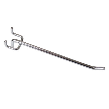 稳斯坦 WST015 洞洞板货架挂钩 工具挂板挂钩圆孔板挂钩 2.5cm孔距-4.2mm粗*25cm长