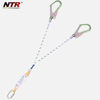 耐特尔NTR KB02双钩缓冲绳 安全带安全绳 定做 1条