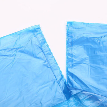 e洁（e-clean） DT105060-100中号自动收口垃圾袋50*60*0.01MM蓝色 100/卷 定做3卷