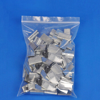 飞尔（FLYER）铁皮打包扣 捆扎带打包扣 塑钢打包带扣 包装带打包扣 手工打包带扣【500个装】