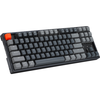 keychron K8蓝牙无线机械键盘背光 小87键有线双模双系统兼容ipad平板MAC外接键盘 K8PRO-J3五金版RGB光-可插拔茶轴