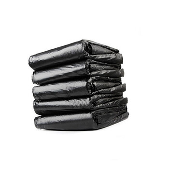 卫洋 物业垃圾袋45*50cm*300只4丝小号加厚黑色