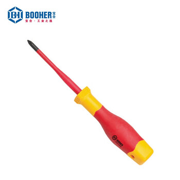 宝合(BOOHER)双色等杆径绝缘十字螺丝批PH3x150mm 0202306A