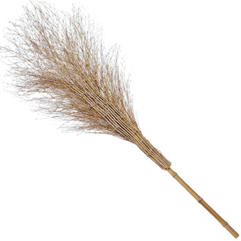 兰诗（LAUTEE）SB-0322 环卫马路物业无叶竹扫把 柏油路清扫笤帚 老枝无叶4斤款-1个装