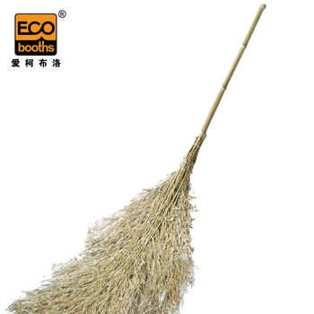 爱柯布洛 竹竿把扫把（5把）户外环卫大号笤帚长1.4m大竹扫把物业建筑清洁笤帚221155