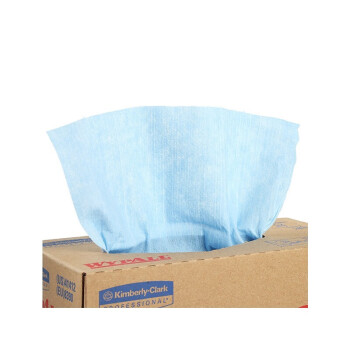 劲拭 （WYPALL) X70全能型擦拭布 抽取式擦拭纸 强效吸水吸油 蓝色 100张/盒*10盒/箱 41412