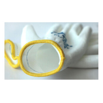 雄星  劳保手套PU508星宇系列 涂层防滑白针织尼龙PU涂掌手套打包透气星宇系列手套白色12副*件