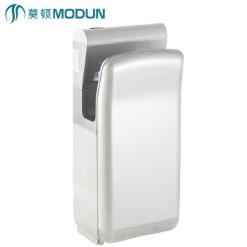 莫顿（MODUN） 喷气式干手器双面干手机酒店烘手机220*300*687MM 白色单电机M6667