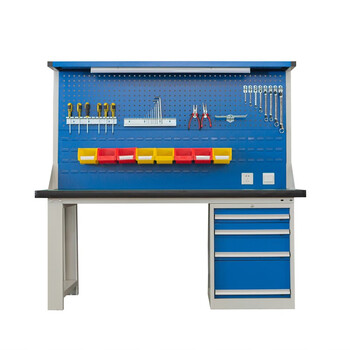 张氏艺佳重型工作台检测台车间维修台流水线物料台打包台背板单网