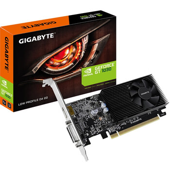 技嘉 GIGABYTE GeForce GT 1030 Low Profile D4 2G办公显卡