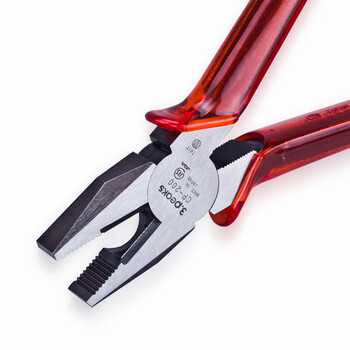 三山（3.peaks）进口电工平咀钳CP-200P老虎钳 平嘴钢丝钳 8寸200mm