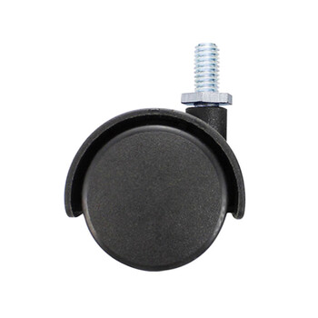 稳斯坦 WST510 防静电凳子 PU皮革升降圆凳工业车间员工凳 (脚轮款) 需自行安装