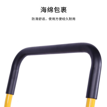 京佳乐手推车JE1508黄色轻钢60*90*90cm承重800斤5寸轻音轮