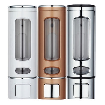 海斯迪克 HK-846 皂液盒 酒店浴室壁挂皂液器 洗手液器沐浴乳盒子 白色单头