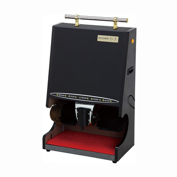 鸣固 全自动擦鞋机 多功能酒店公用电动擦皮鞋机 全黑金擦鞋器 500*380*850mm ZJ1196