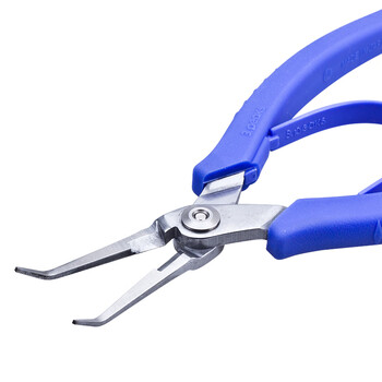 三山（3.peaks）进口不锈钢弯嘴钳 LS-04 尖嘴钳 夹持钳 弯嘴尖嘴钳 6寸半 165mm