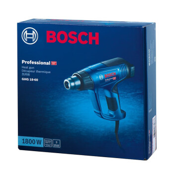 博世（Bosch） 热风枪塑料焊枪贴膜烤枪热风机1800W 三档调温 GHG18-60