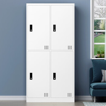 盛悦欣美 钢制柜铁皮柜白色存包柜储物柜暖