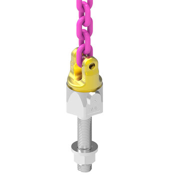 路德（RUD）螺栓型旋转吊环PP-VIP-M16载荷1.5t 直接与链条连接