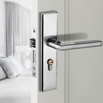 飞球（Fly.Globe）门锁室内卧室房门锁防盗不锈钢锁具实木门把手K170