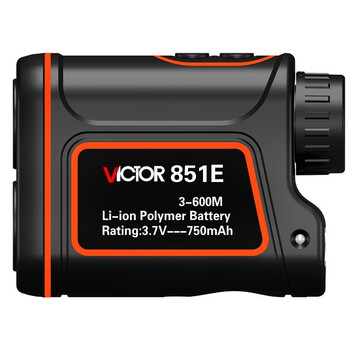 胜利仪器（VICTOR）3-600m激光测距仪望远镜户外测角测高测速高尔夫距离测量电子尺 VC851E 标配现货