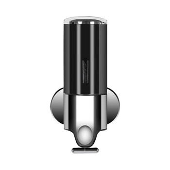 益美得 LSL33222 卫生间手动皂液盒洗手瓶 单瓶银色款